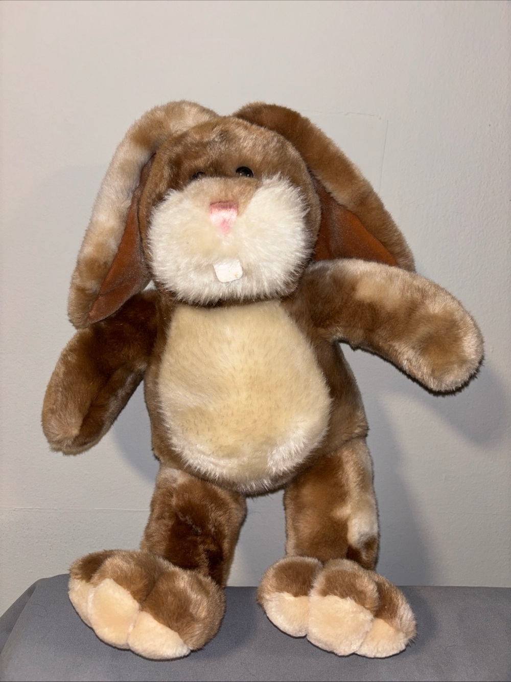 Build-A-Bear Brown and Cream Plush Bunny